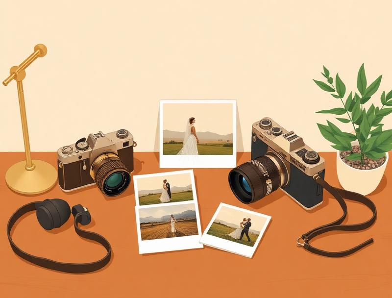 photographer in Tuscany — illustration