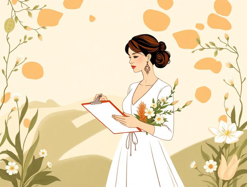 wedding planner in Tuscany — illustration